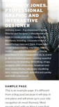 Mobile Screenshot of anthonyjonesdesign.com